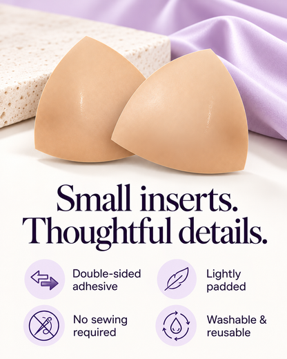 🔥🔥BLUESHOT® Invisible Lift Inserts — Double-Sided Adhesive, Lightly Padded & Reusable