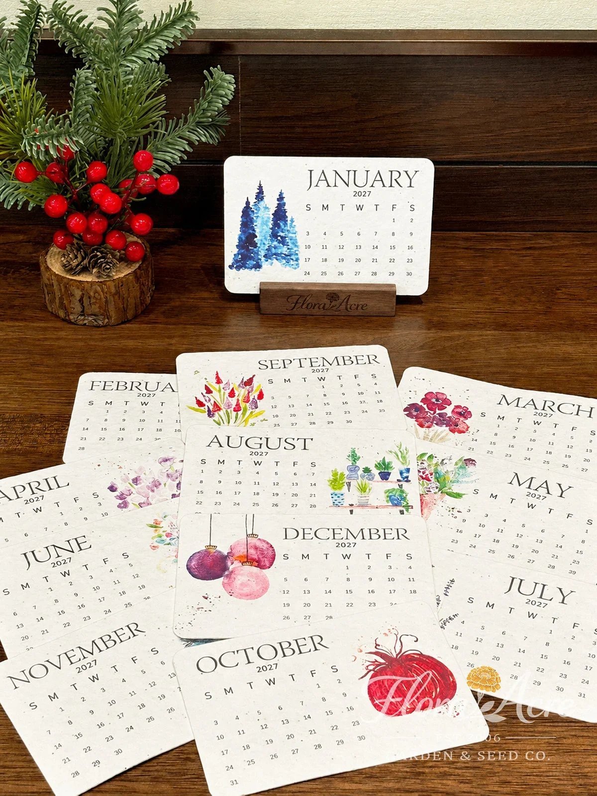 ✨Early Holiday Sale 80% OFF🌱🌹Eco-Friendly Plantable “Timeless” Seed Calendar 2027