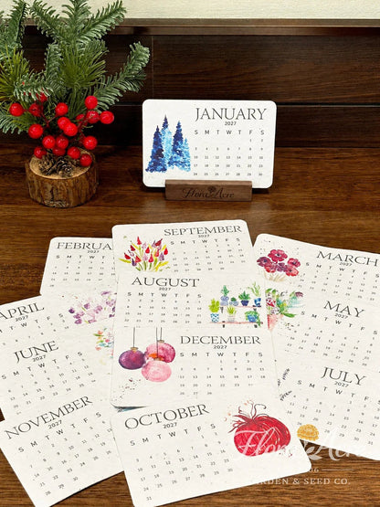 ✨Early Holiday Sale 80% OFF🌱🌹Eco-Friendly Plantable “Timeless” Seed Calendar 2027
