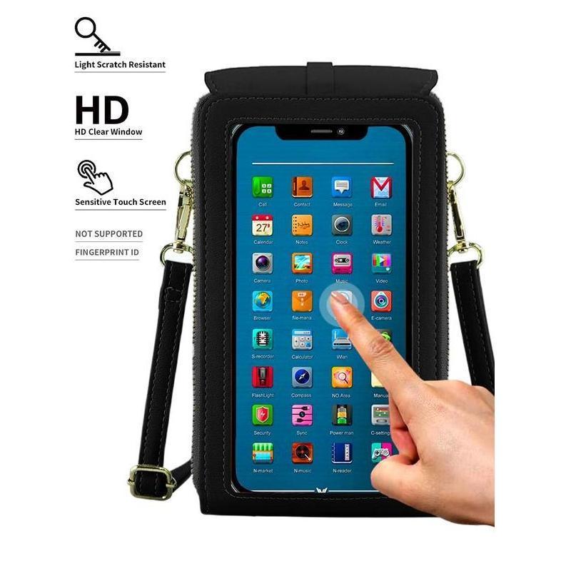 🔥 Last 3 Hours: 50% Off | 2026 New Arrival – Minimalist & Elegant Men's & Women's Touchscreen Crossbody Phone Wallet with Anti-Theft Protection