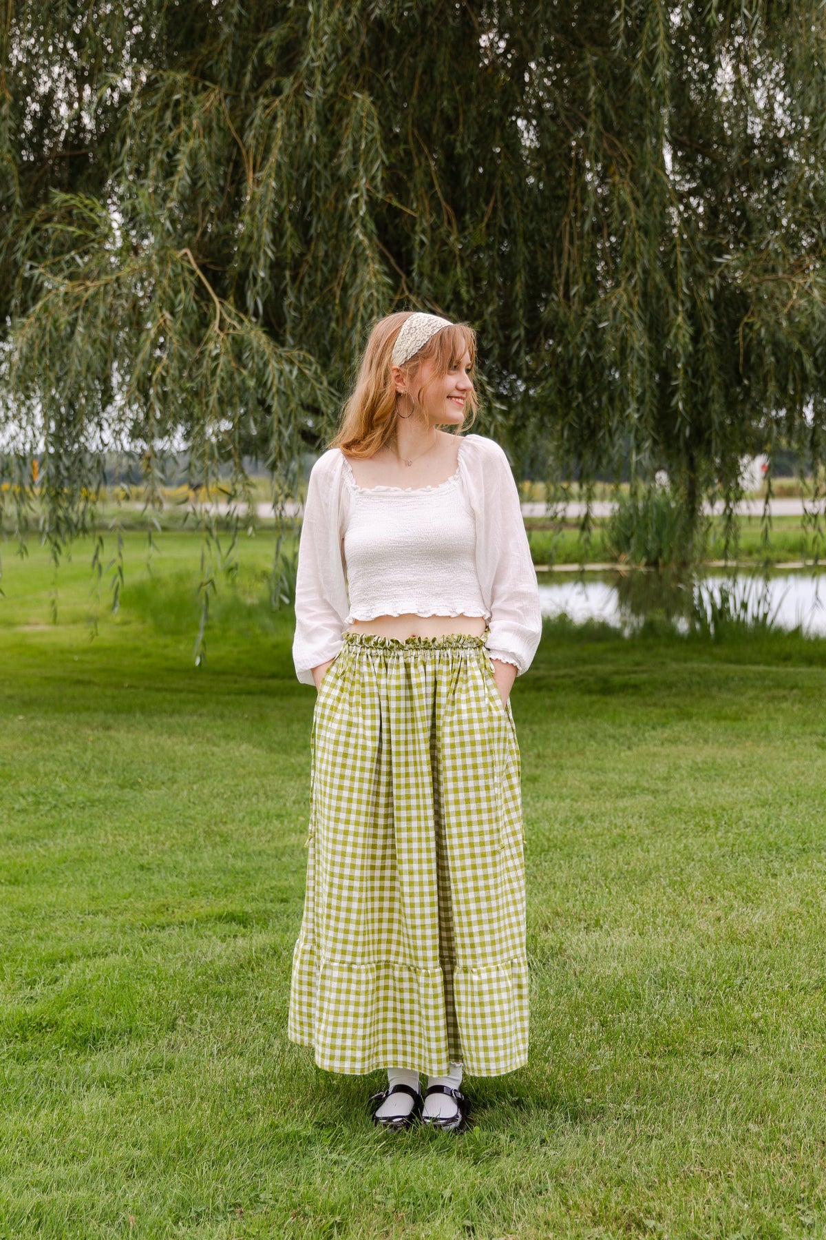ZEOVITA Adjustable Waist Maxi Skirt 👗