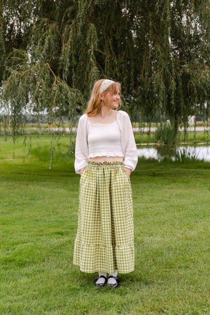 ZEOVITA Adjustable Waist Maxi Skirt 👗