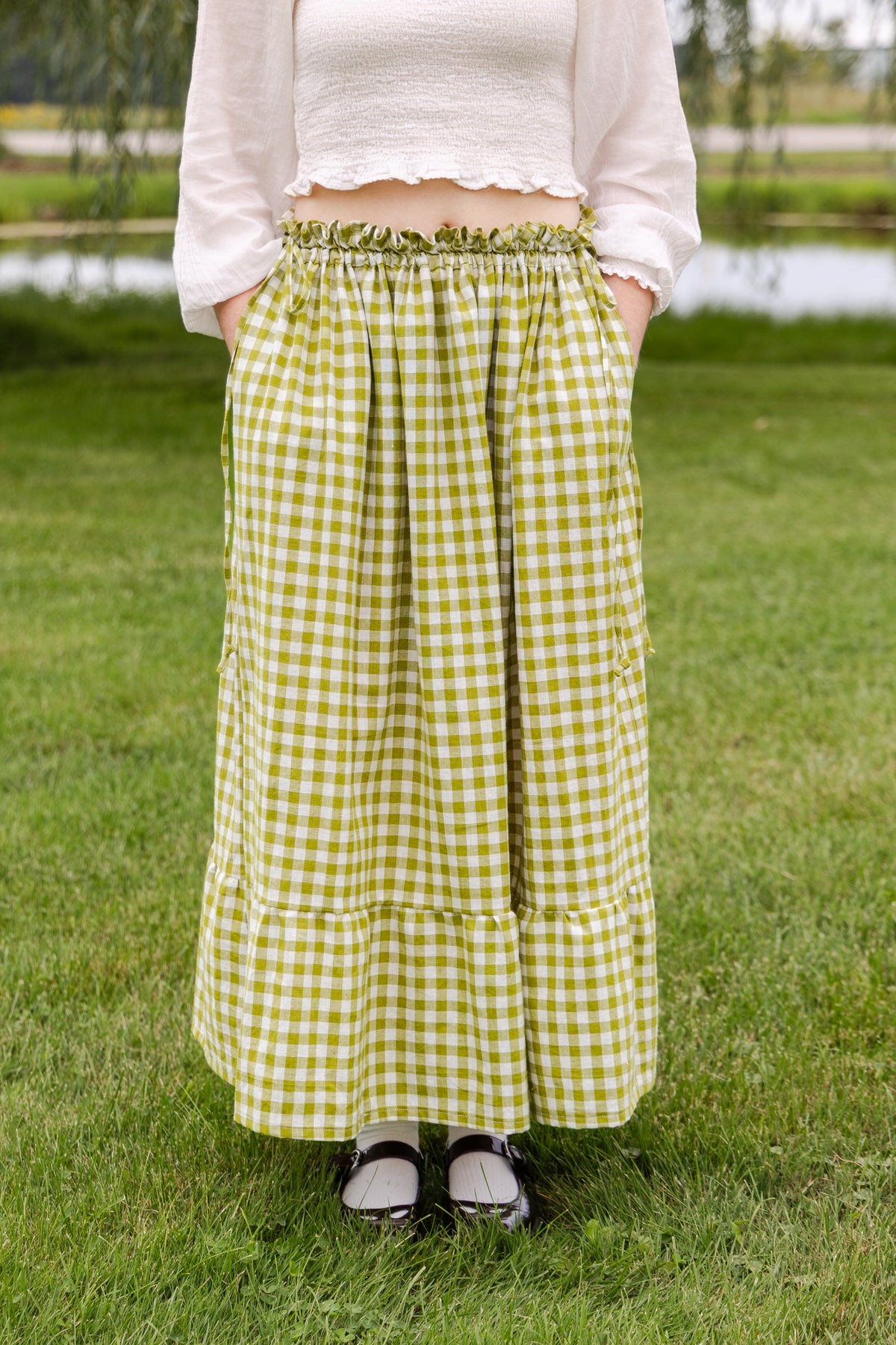 ZEOVITA Adjustable Waist Maxi Skirt 👗