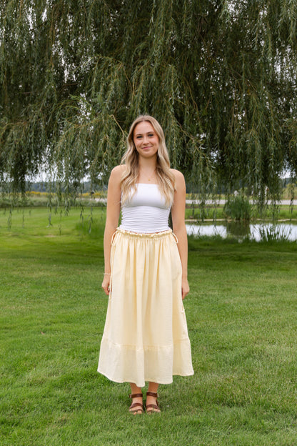 ZEOVITA Adjustable Waist Maxi Skirt 👗