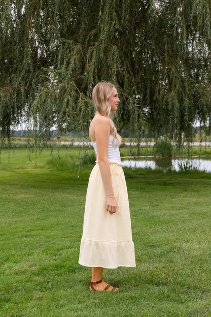 ZEOVITA Adjustable Waist Maxi Skirt 👗