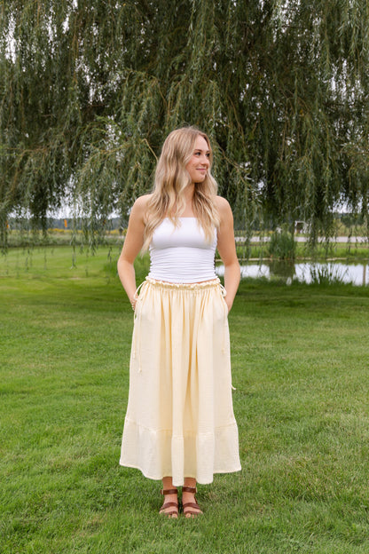 ZEOVITA Adjustable Waist Maxi Skirt 👗
