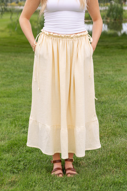 ZEOVITA Adjustable Waist Maxi Skirt 👗