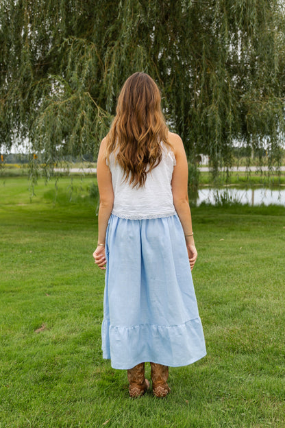 ZEOVITA Adjustable Waist Maxi Skirt 👗
