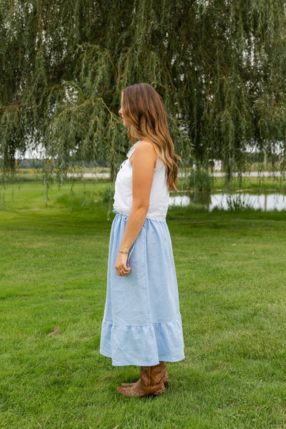 ZEOVITA Adjustable Waist Maxi Skirt 👗