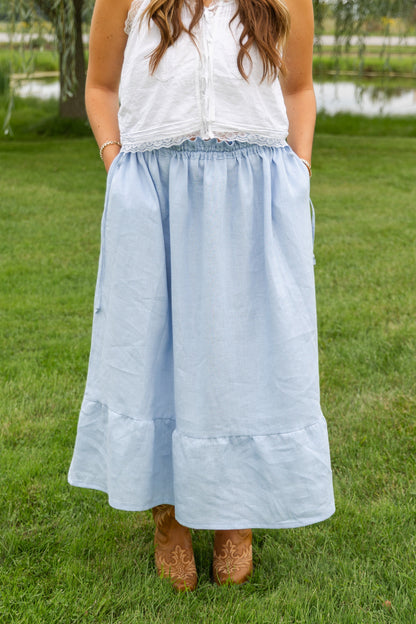 ZEOVITA Adjustable Waist Maxi Skirt 👗