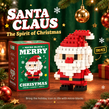 🎄 Christmas Mini Building Blocks Set – ✨Holiday Character Collection
