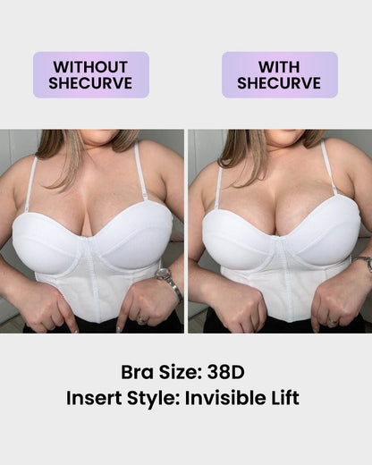 🔥🔥BLUESHOT® Invisible Lift Inserts — Double-Sided Adhesive, Lightly Padded & Reusable