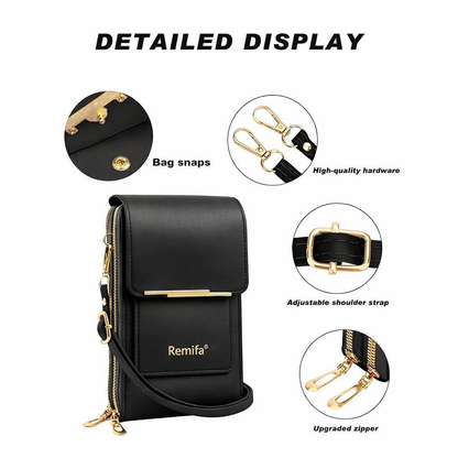 🔥 Last 3 Hours: 50% Off | 2026 New Arrival – Minimalist & Elegant Men's & Women's Touchscreen Crossbody Phone Wallet with Anti-Theft Protection
