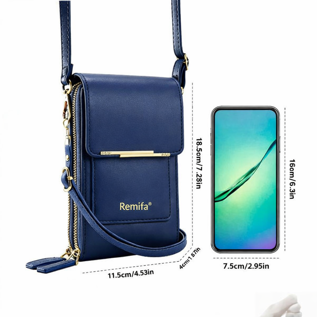 🔥 Last 3 Hours: 50% Off | 2026 New Arrival – Minimalist & Elegant Men's & Women's Touchscreen Crossbody Phone Wallet with Anti-Theft Protection