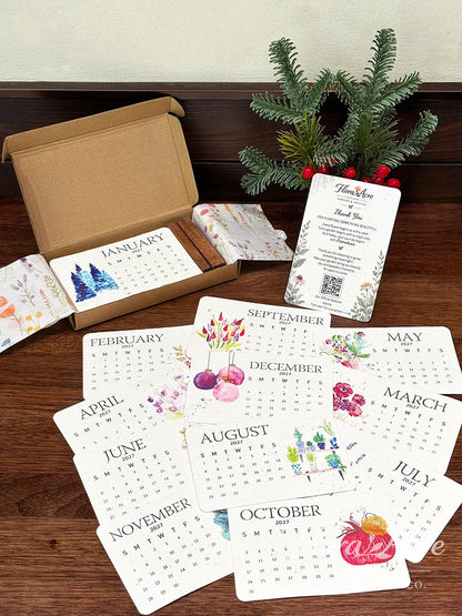 ✨Early Holiday Sale 80% OFF🌱🌹Eco-Friendly Plantable “Timeless” Seed Calendar 2027