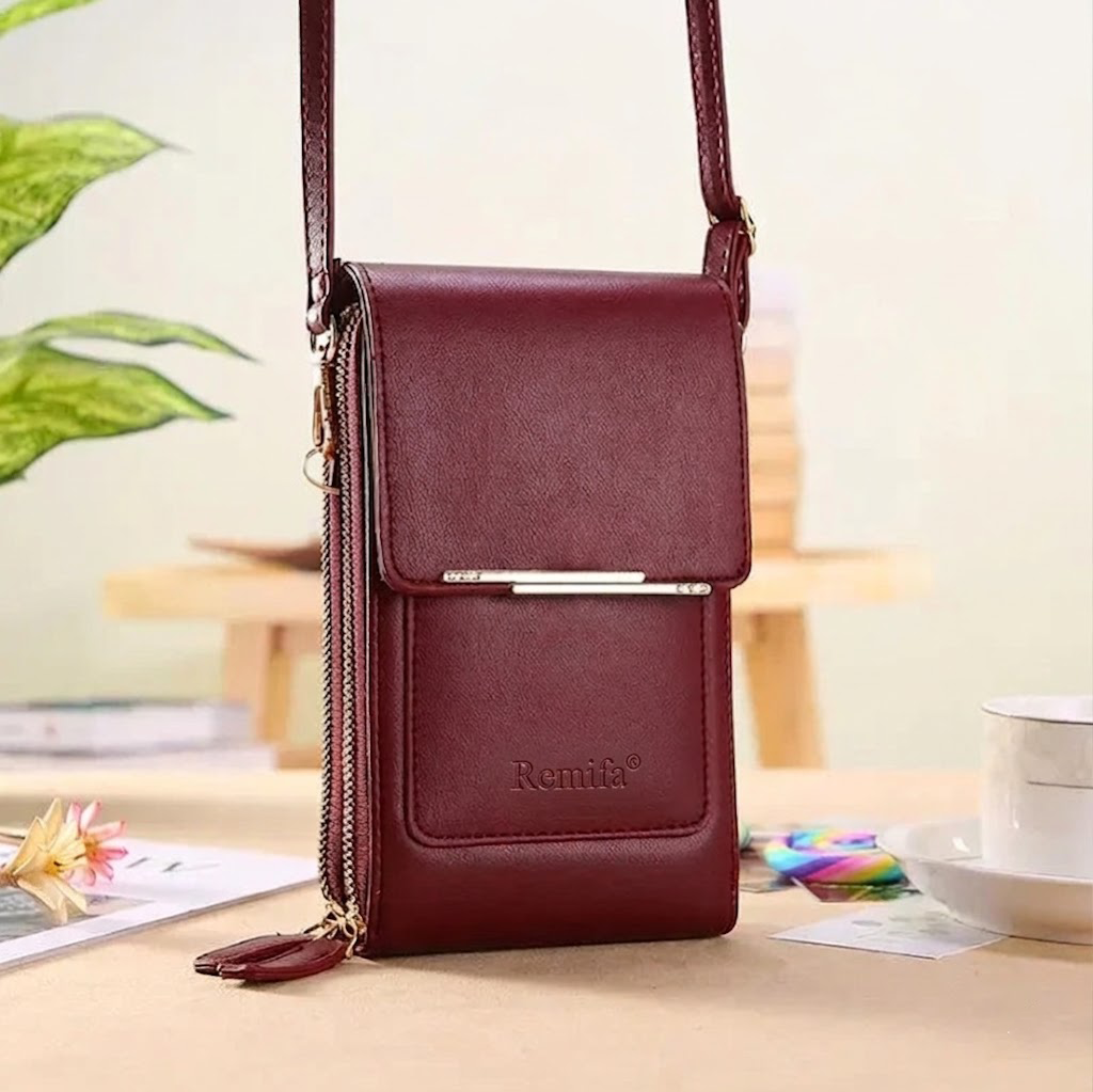 🔥 Last 3 Hours: 50% Off | 2026 New Arrival – Minimalist & Elegant Men's & Women's Touchscreen Crossbody Phone Wallet with Anti-Theft Protection