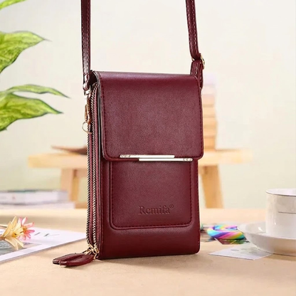 🔥 Last 3 Hours: 50% Off | 2026 New Arrival – Minimalist & Elegant Men's & Women's Touchscreen Crossbody Phone Wallet with Anti-Theft Protection