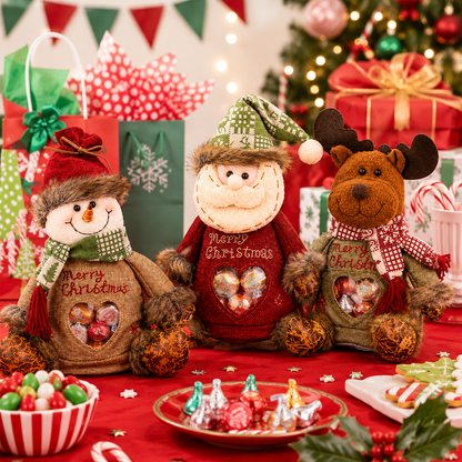 🎉🎅Christmas gift bags with zipper closure🎁🎄