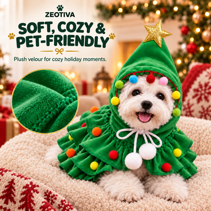 🔥🎄Early Holiday Sale 80% OFF✨ Christmas Tree Pet Costume🐕🐈 - The best gift for your fur baby🎁