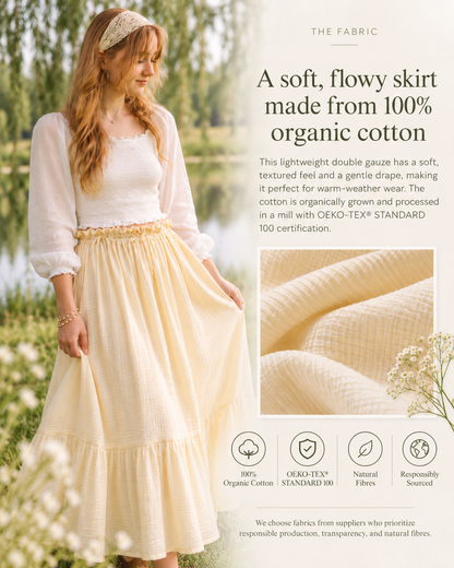 ZEOVITA Adjustable Waist Maxi Skirt 👗