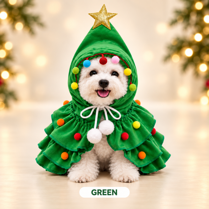 🔥🎄Early Holiday Sale 80% OFF✨ Christmas Tree Pet Costume🐕🐈 - The best gift for your fur baby🎁