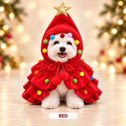 🔥🎄Early Holiday Sale 80% OFF✨ Christmas Tree Pet Costume🐕🐈 - The best gift for your fur baby🎁
