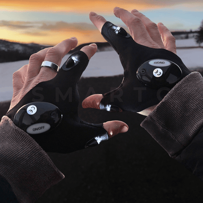 🧤ZEOTIVA LED Flashlight Gloves – 🔥Hands-Free Light for DIY, Repairs & Outdoor Work