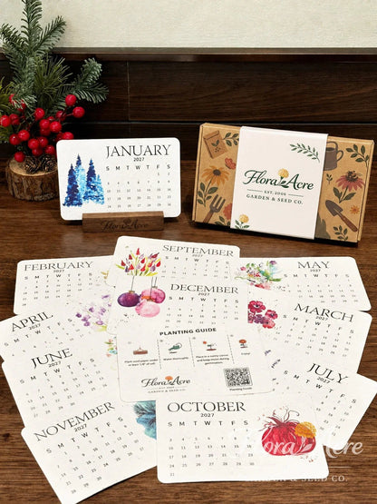 ✨Early Holiday Sale 80% OFF🌱🌹Eco-Friendly Plantable “Timeless” Seed Calendar 2027