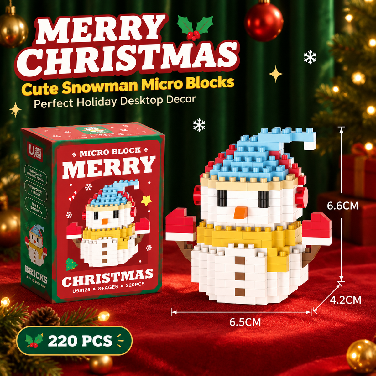 🎄 Christmas Mini Building Blocks Set – ✨Holiday Character Collection