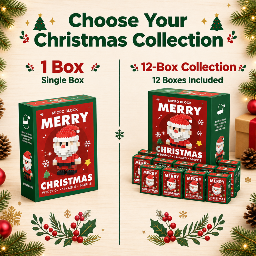 🎄 Christmas Mini Building Blocks Set – ✨Holiday Character Collection