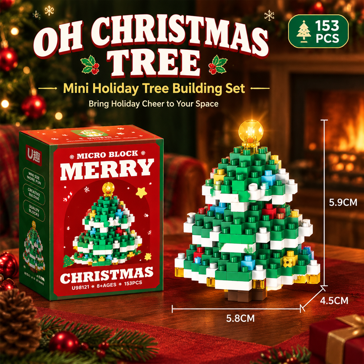 🎄 Christmas Mini Building Blocks Set – ✨Holiday Character Collection