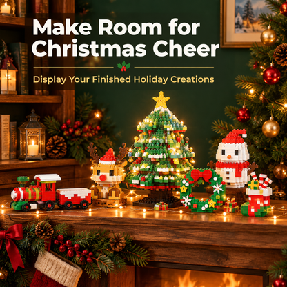 🎄 Christmas Mini Building Blocks Set – ✨Holiday Character Collection