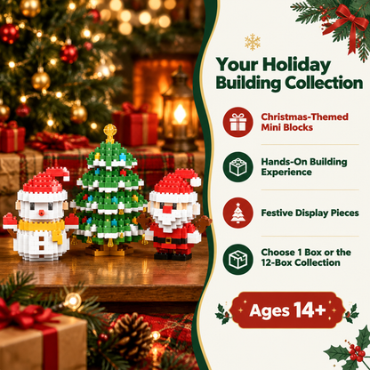 🎄 Christmas Mini Building Blocks Set – ✨Holiday Character Collection