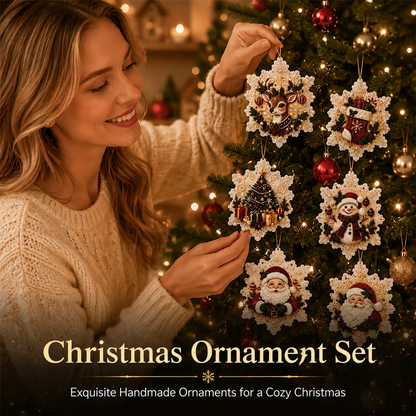 🎄 55% off for a limited time 🎁 DIY paintable hanging Christmas ornament set