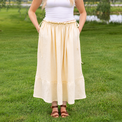 ZEOVITA Adjustable Waist Maxi Skirt 👗