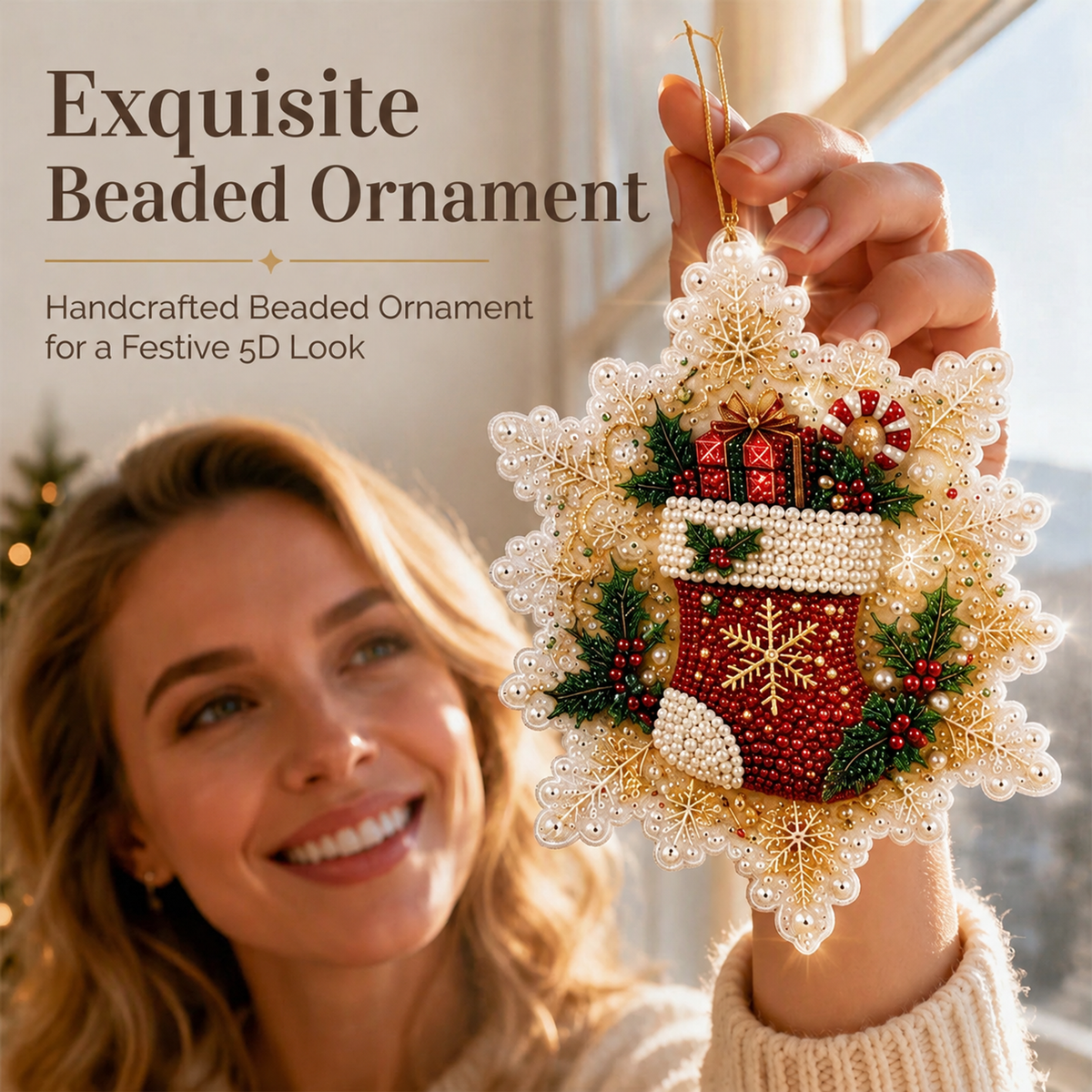 🎄 55% off for a limited time 🎁 DIY paintable hanging Christmas ornament set