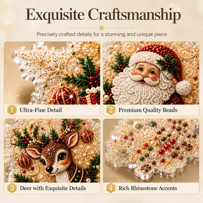 🎄 55% off for a limited time 🎁 DIY paintable hanging Christmas ornament set
